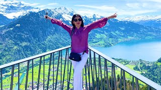 Harder Kulm Top of Interlaken Switzerland shorts [upl. by Stralka323]