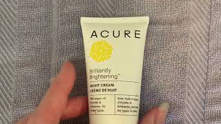 ACURE Brightening Day amp Night Cream Review Moisturizer Night Cream That Works Perfect [upl. by Welker141]