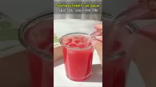 STAINLESS STEEL FRUIT JUICER  SALE 50 AND FREE SHIPPING [upl. by Aicnatsnoc961]