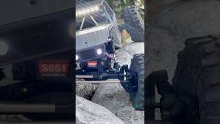 UTB18 DESTROYS AXLE WRECKING ROCKS😳 rc rccar truck rctruck scale offroad offroading toys [upl. by Ebbie585]