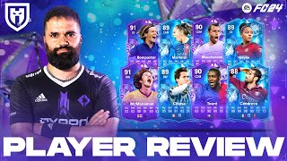 CHIESA 89 TOURE 90 MCMANAMAN 91 BOMPASTOR 91 MASCHERANO 90 CANDREVA 88 MARTENS 89  FC24 REVIEW [upl. by Rramel233]