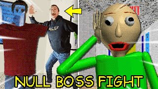 SECRET NULL BOSS FIGHT  ENDINGS  Baldis Basics Classic Remastered [upl. by Nylaroc]