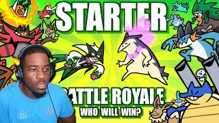 Starter Pokemon Battle Royale Reaction [upl. by Nivri]