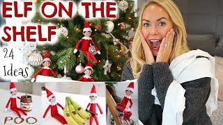 24 ELF ON THE SHELF IDEAS WHAT OUR CHEEKY ELF ON THE SHELF DID [upl. by Neilson]