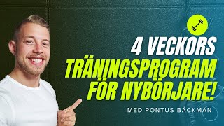 4 veckors träningsprogram för nybörjare [upl. by Teeniv]