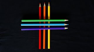 Coloured pencil illusion [upl. by Onifur]