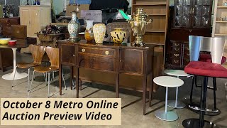 October 8th Metro Online Auction [upl. by Ruffi]