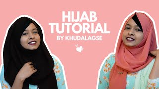 Hijab Tutorial By Khudalagse  FAIZA [upl. by Aihsoem]