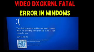 How to Fix VIDEODXGKRNLFATALERROR in Windows 11 [upl. by Grassi]