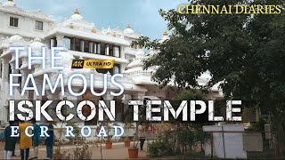 ISKCON TEMPLE CHENNAIECR  INJAMBAKKAM  BEST PLACES TO VISIT IN CHENNAI  FAMOUS TEMPLE IN CHENNAI [upl. by Nirek]