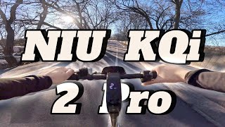 NIU KQi2 Pro  POV Electric Scooter Test Ride [upl. by Steady]