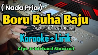 KARAOKE BORU BUHA BAJU  ARVINDO SIMATUPANG  BATAK POPULER [upl. by Yrevi472]