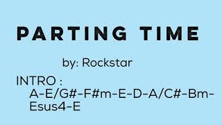 PARTING TIME by Rockstar  Lyrics with Chords [upl. by Uri]