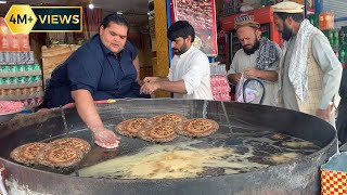 Adam Khan Special Chapli Kabab  Afghanistans Street Food [upl. by Paradies]