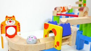 Marble Run☆Trix Track トリックストラック キャットampマウス [upl. by Zorina354]