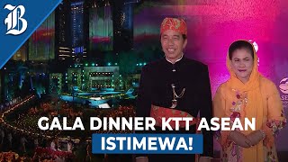 Kompak JokowiIriana Pakai Baju Adat Betawi di Gala Dinner KTT Asean 2023 [upl. by Rosemari]