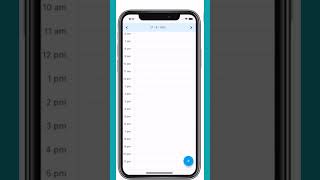 Elegant Calendar View UI in Flutter shorts [upl. by Aleehs675]