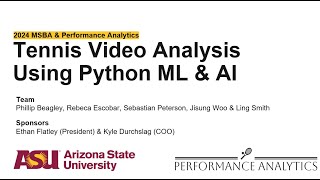 Performance Analytics  Tennis Match Video Analysis Using Python ML amp AI [upl. by Yarased]