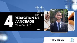 Formation de TIPE  Rédaction de l ancrage [upl. by Anetsirk]