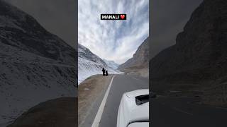 MANALI  HIMACHAL  SNOWFALL trending winter nature himalayas shorts viralreels winter trip [upl. by Eelyram]