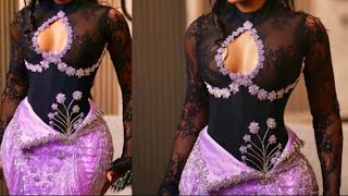 How to sew this stylish keyhole neckline under bust corset Part 2 sewing tutorial [upl. by Kcim]