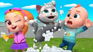 Animal Bath Song  Bath Song  Lets Take a Bath  Nursery Rhymes amp Kids Songs [upl. by Maren155]