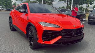 The new 2025 Lamborghini Urus SE in Orange Arancio Apodis [upl. by Otrebmal318]