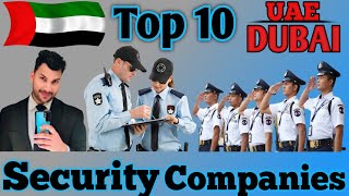 Top 10 security company in dubai UAE ki 10top securitycompanies TransguardGroupHQ DPWorldTour [upl. by Greysun277]