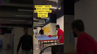 office corporate vlog dailyvlog funny shortvideo reels ytshorts tabletennis fun bangalore [upl. by Iror]