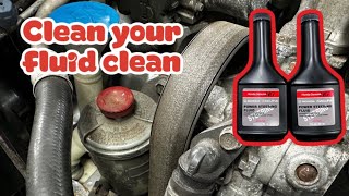 How to Power steering fluid service [upl. by Domella]