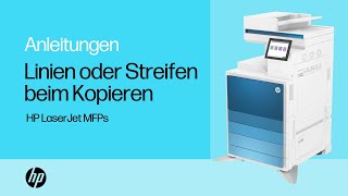 Linien oder Streifen beim Kopieren  HP LaserJet MFPs [upl. by Errol972]