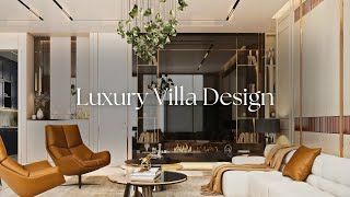 Luxury Villa Interior Design Tour Elegant Living Room Dining Area amp Modern Kitchen [upl. by Enad]