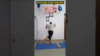 3 Wall Exercises for reduce lower body fat shorts motivation trending motivation youtubeshorts [upl. by Aniham870]