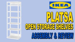 IKEA PLATSA Open Storage Shelf Assembly  Review  Clueless Dad [upl. by Johnston538]