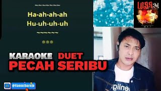 PECAH SERIBU Karaoke Duet cover smule by Vanestha [upl. by Ricardama555]