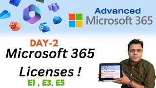 Microsoft 365 Licensing Types of Office 365 licenses and about AdOn licenses  DAY2 [upl. by Oiralih]