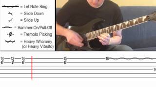 How To Play Knights of Cydonia by Muse With On Screen Tabs  Guitar Tutorial [upl. by Fleeta]