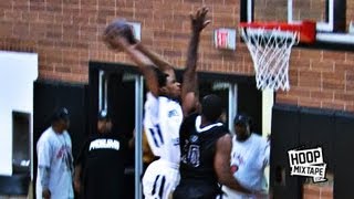 Steven Mallory Dunks On Gilbert Arenas amp Kenneth Faried 2 Sick Dunks He Did At Drew League [upl. by Livvy281]