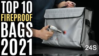 Top 10 Best Fireproof Bags for 2021  Waterproof Document Storage Safe  Money Bag  Lockable [upl. by Molohs918]