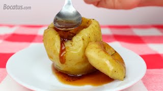 MANZANAS ASADAS en el microondas ¡en 10 minutos [upl. by Neyrb266]