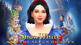 Snow White  The Sims 4 Disney Princess CAS CreateASim [upl. by Chere]