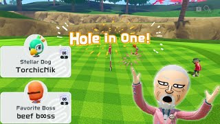 WalkOff Hole In One Against INFINITY Players Switch Sports Golf [upl. by Rauch]