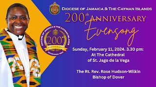 200th Anniversary Evensong with Bishop Rose HudsonWilkin [upl. by Jenda]