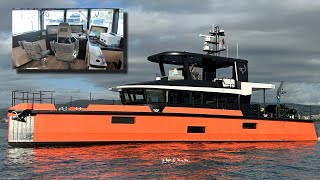 EXCLUSIVE FIRST LOOK XPM 78 ‘Vanguard’ Explorer Yacht Tour [upl. by Ramirolg]