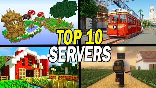 Top 10 BEST Minecraft Servers 118 2022 SurvivalSkyblockFactions [upl. by Ninel651]