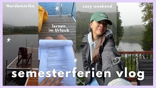 COZY SEMESTERFERIEN Lernen im Urlaub BWL Master Studentin Cozy Fall Weekend Vlog  Laica Vergara [upl. by Jordans]