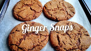 Ginger Snap Biscuits Easy to make and so delicious [upl. by Dnomzed68]