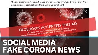 Corona check Social media struggles to keep up with fake news  ABC News [upl. by Rosmarin911]