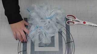 How to Make a Spring Bible Scripture Ruffle Floral Wreath Tutorial [upl. by Yorick]