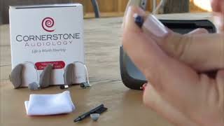 Cornerstone Audiology  How To Clean Your GN ReSound Hearing Aid [upl. by Natsirk198]